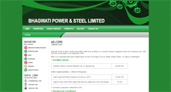 Desktop Screenshot of bhagwatipower.com